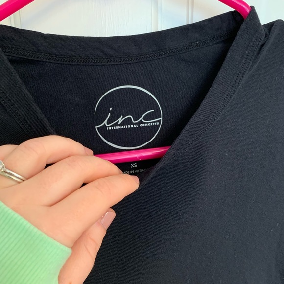 INC Cotton Crewneck Top - Picture 3 of 4